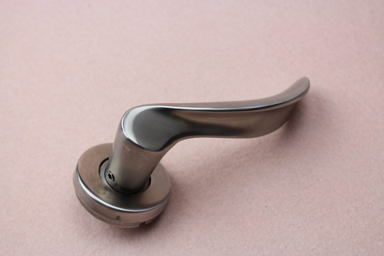 High Quality Polish Solid Stainless Steel Lever Door Handle Made in China